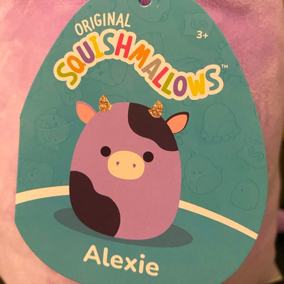Squishmallow Alexie The Purple Cow NWT - Picture 7 of 8